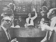 Effondrement du Dow Jones à la bourse de New York le 19 Octobre 1987